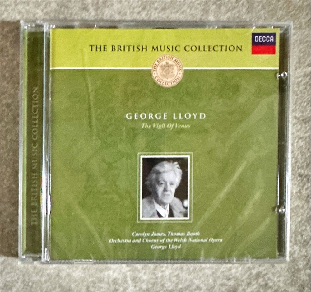 NEW George Lloyd: the Vigil of Venus (Pervigilium Veneris) CD